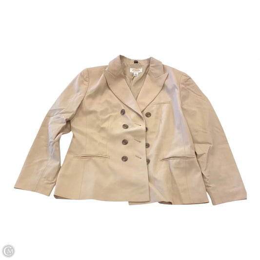 Blazer By Talbots In Tan, Size: 8p