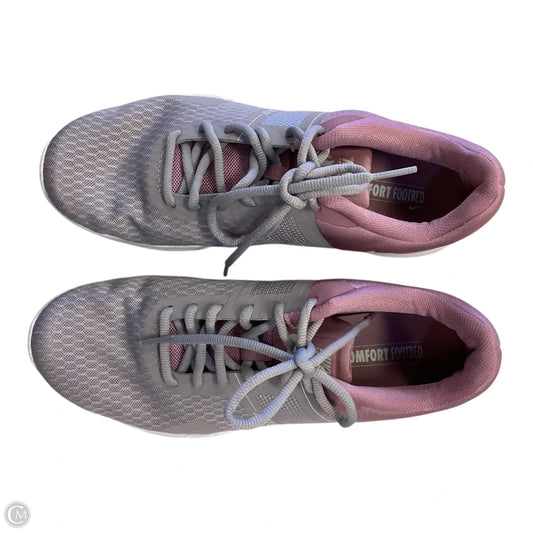 Shoes Athletic By Nike In Grey & Purple, Size: 7.5
