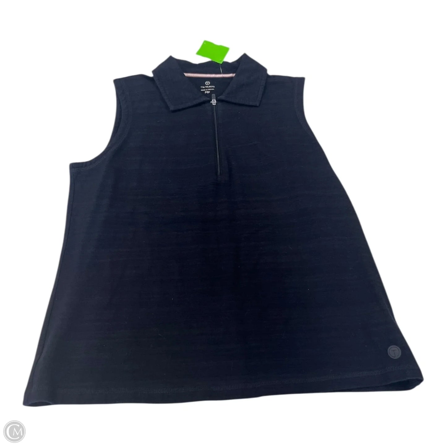 Top Sleeveless By Talbots In Navy, Size: Mp