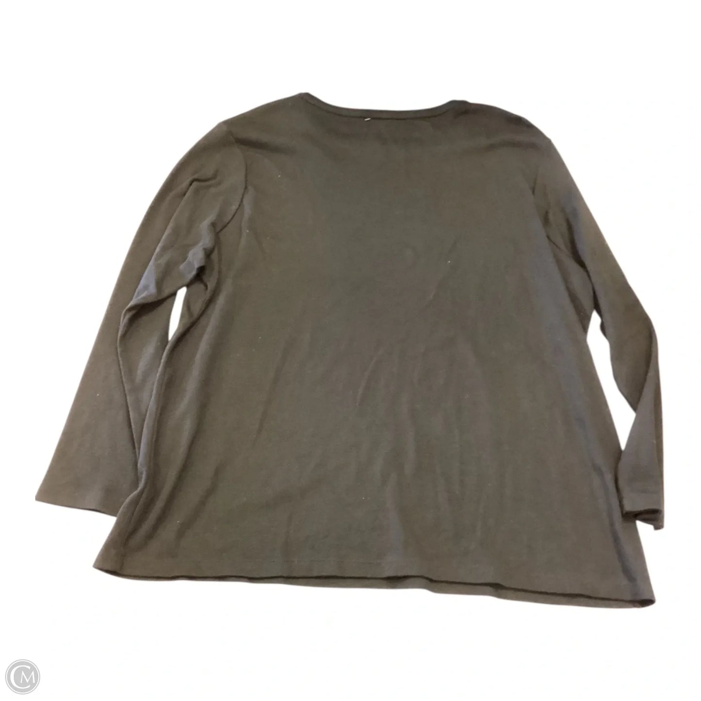 Top Long Sleeve Basic By Cc Hughes In Black, Size: 2x