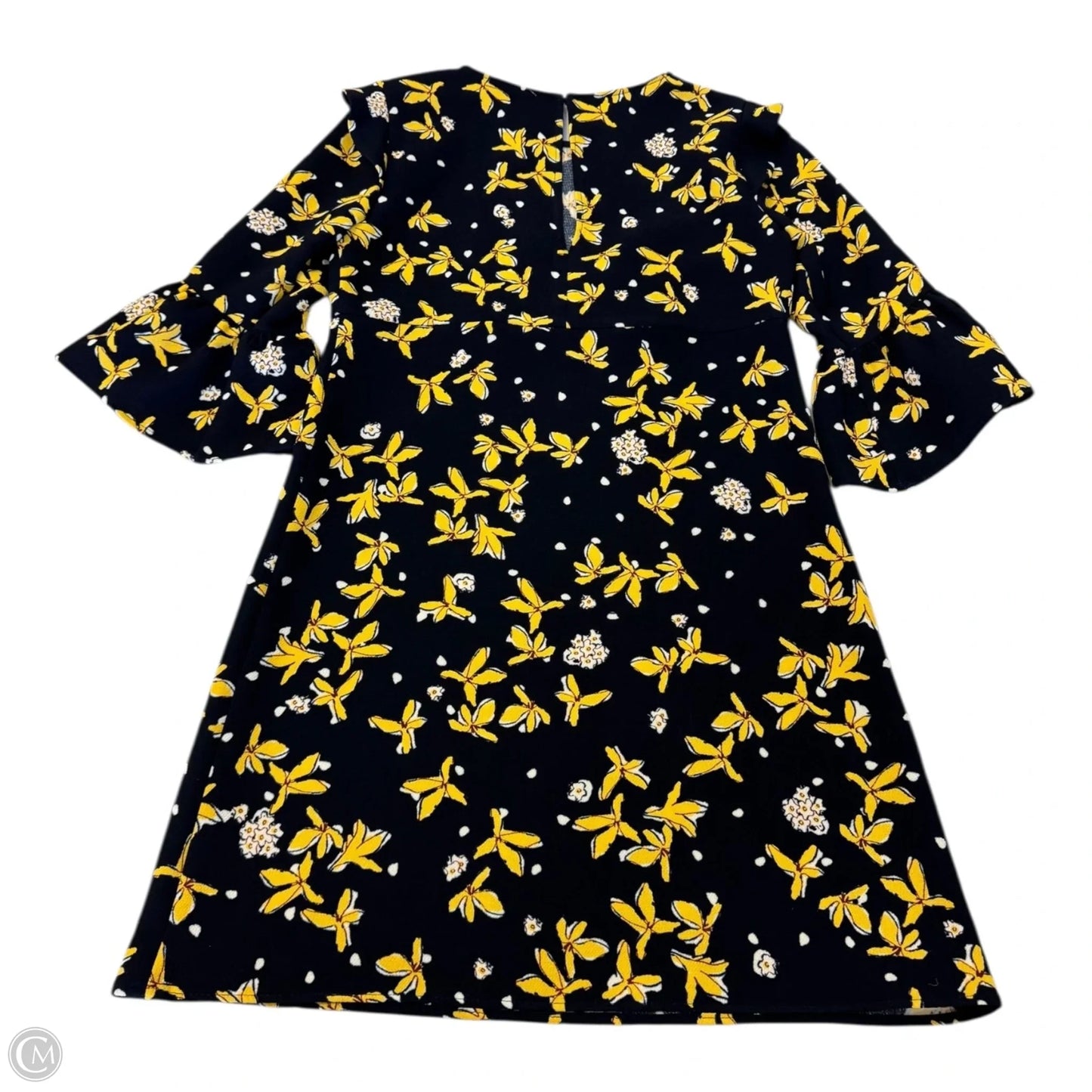 Dress Casual Midi By Zara Basic In Floral Print, Size: Xs