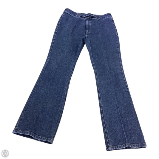 Jeans Flared By Liz Claiborne In Blue Denim, Size: 10p