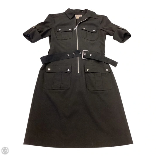 Dress Casual Midi By Michael By Michael Kors In Black, Size: Xs