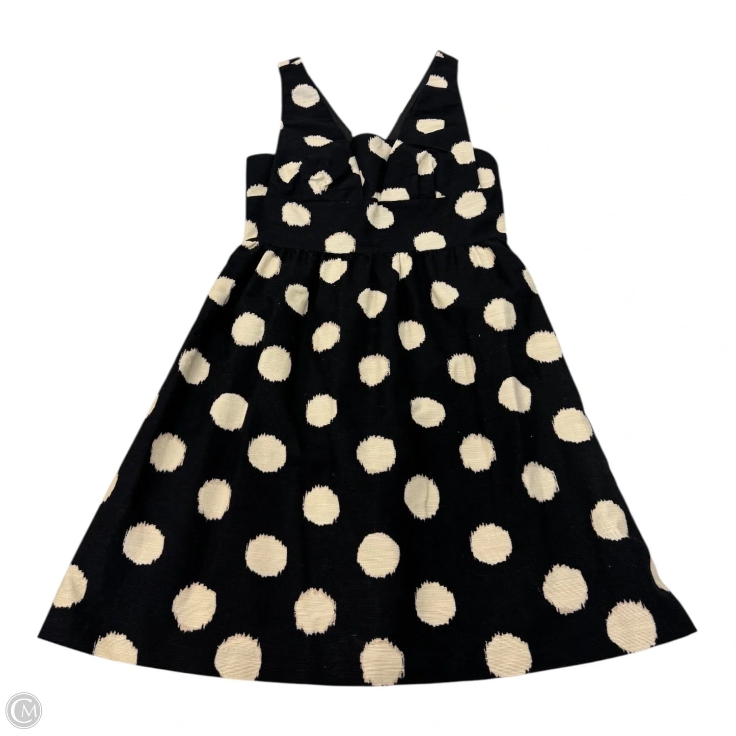 Dress Casual Midi By Loft In Polkadot Pattern, Size: 0