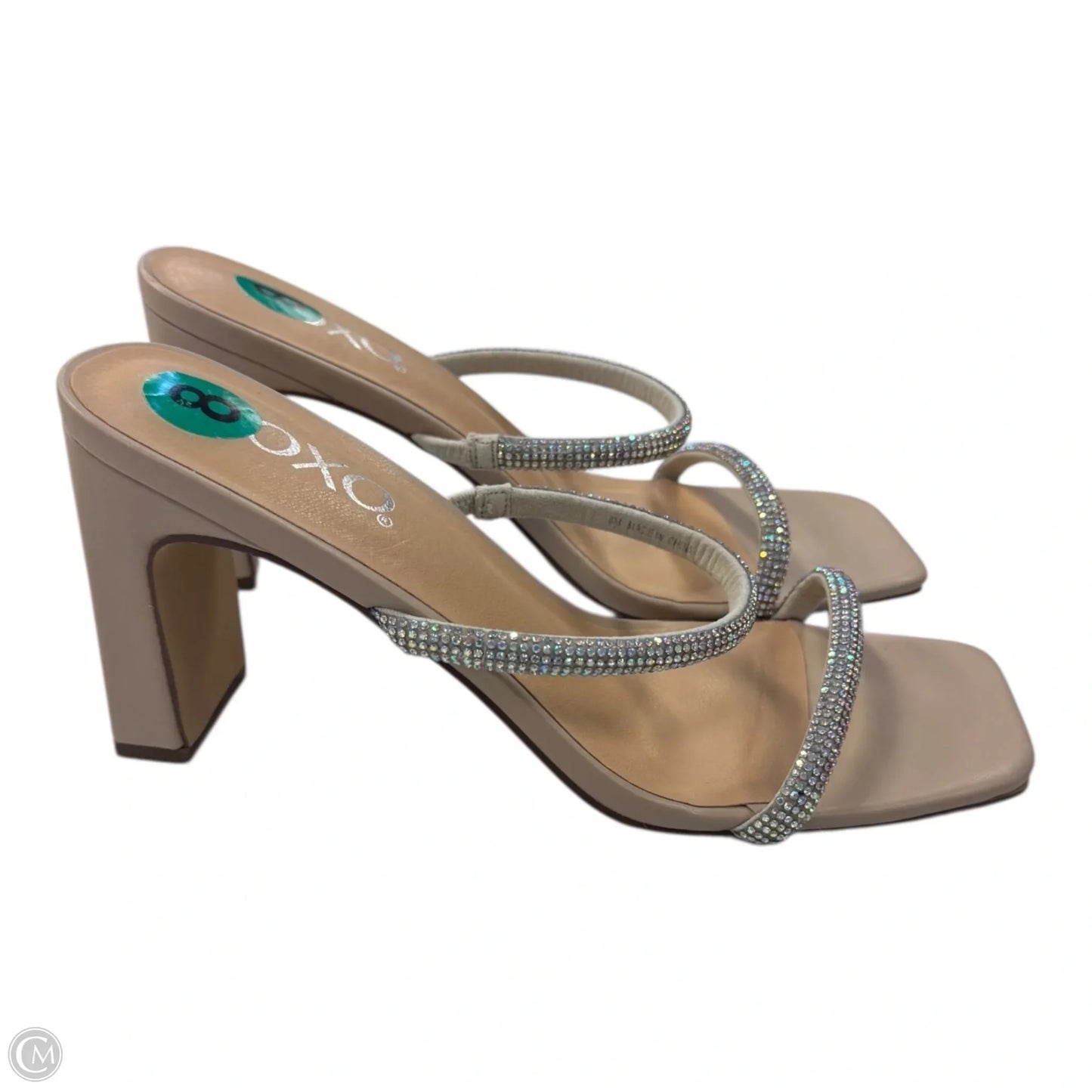 Shoes Heels Block By Steve Madden In Beige, Size: 8