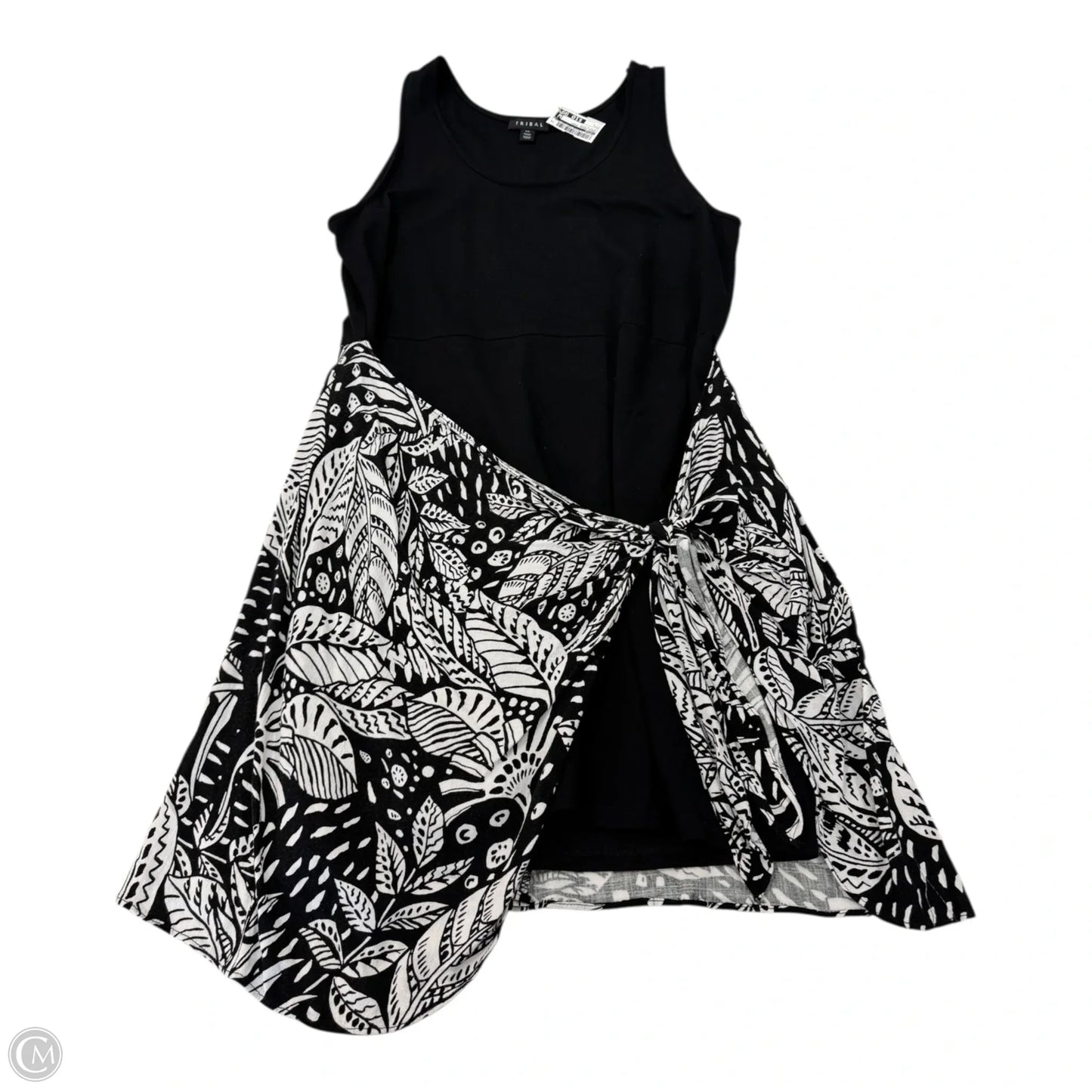 Dress Casual Short By Tribal In Black & White, Size: L