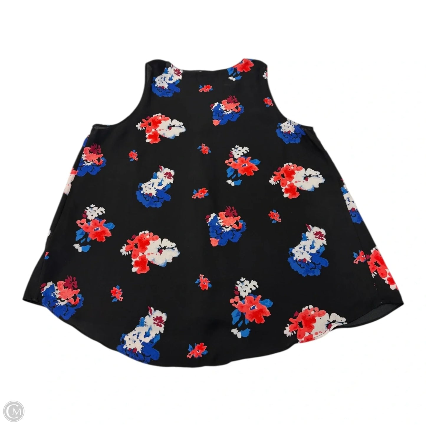 Top Sleeveless By Vince Camuto In Floral Print, Size: L