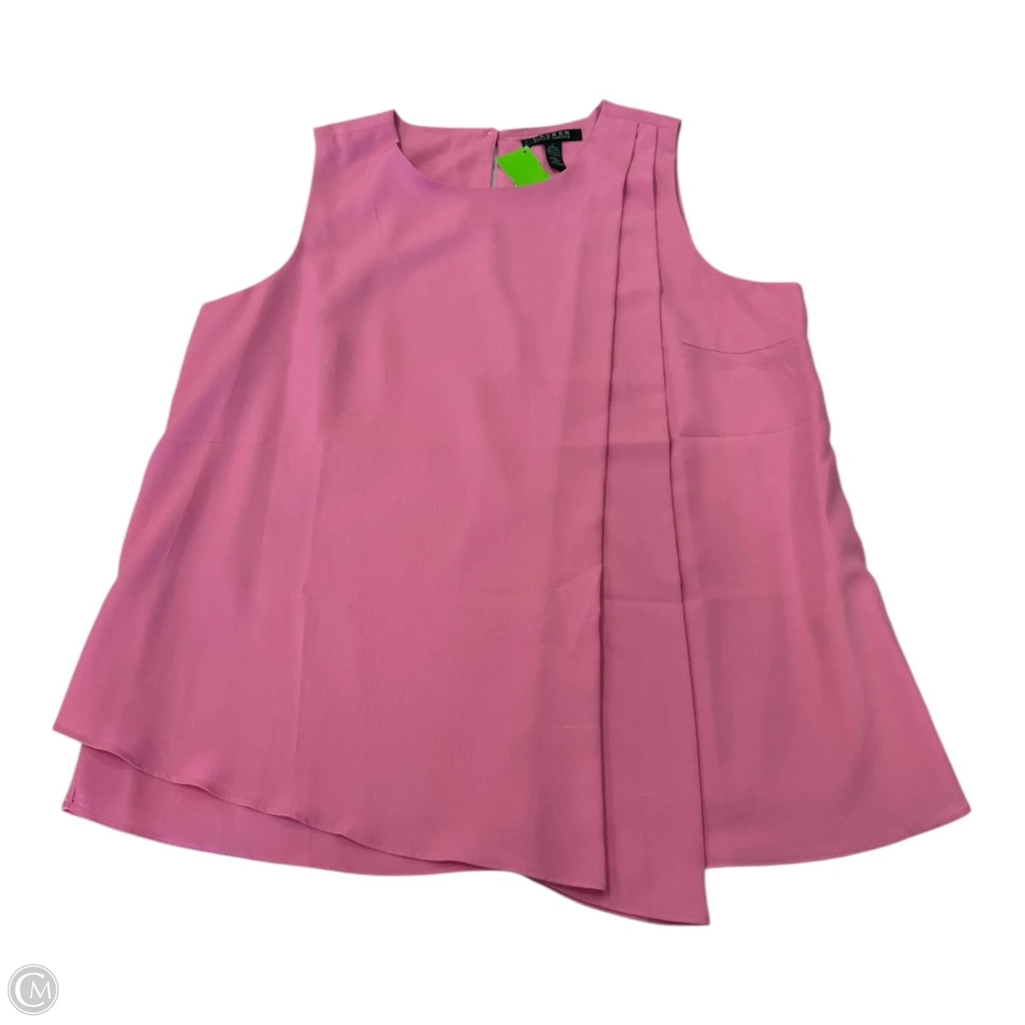 Tank Top By Lauren By Ralph Lauren In Pink, Size: L