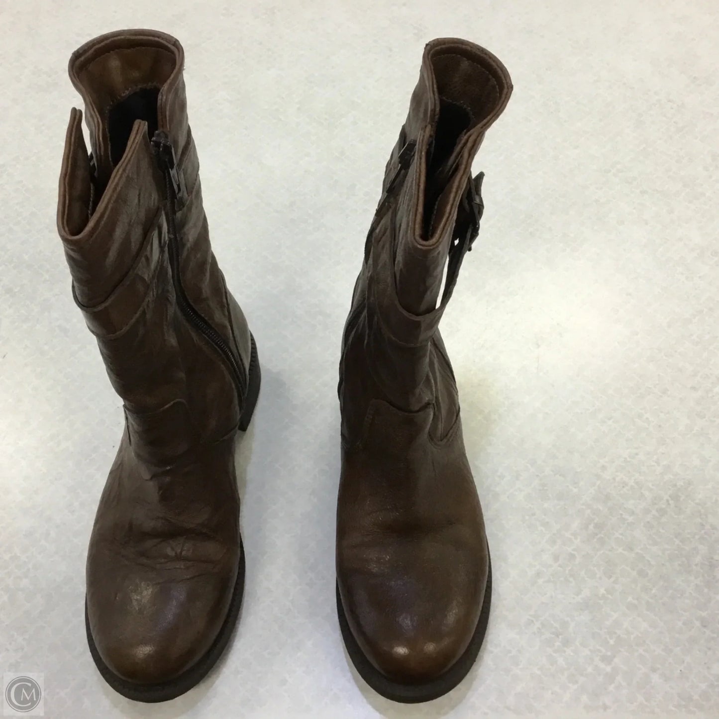 Boots Mid-calf Heels By Sundance In Brown, Size: 6