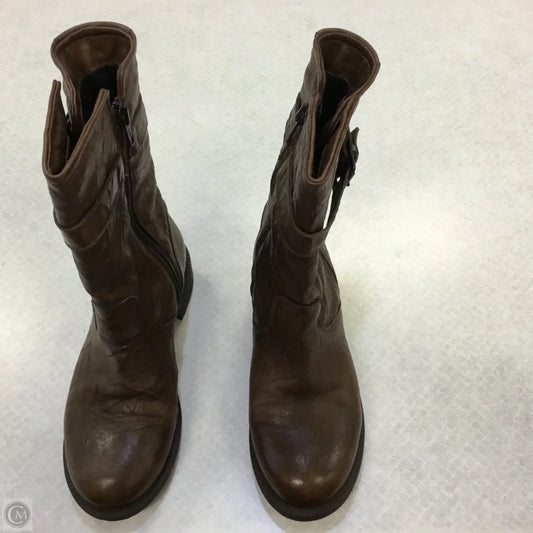 Boots Mid-calf Heels By Sundance In Brown, Size: 6