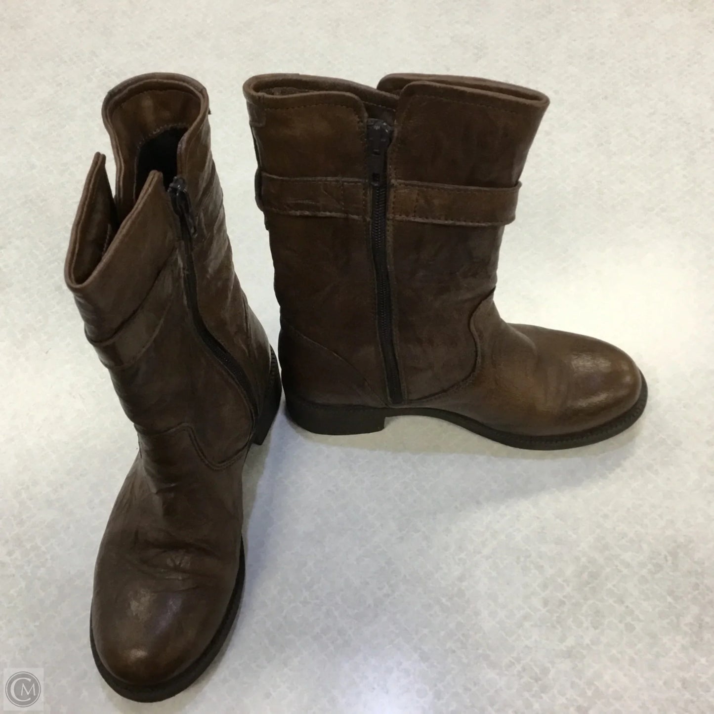 Boots Mid-calf Heels By Sundance In Brown, Size: 6