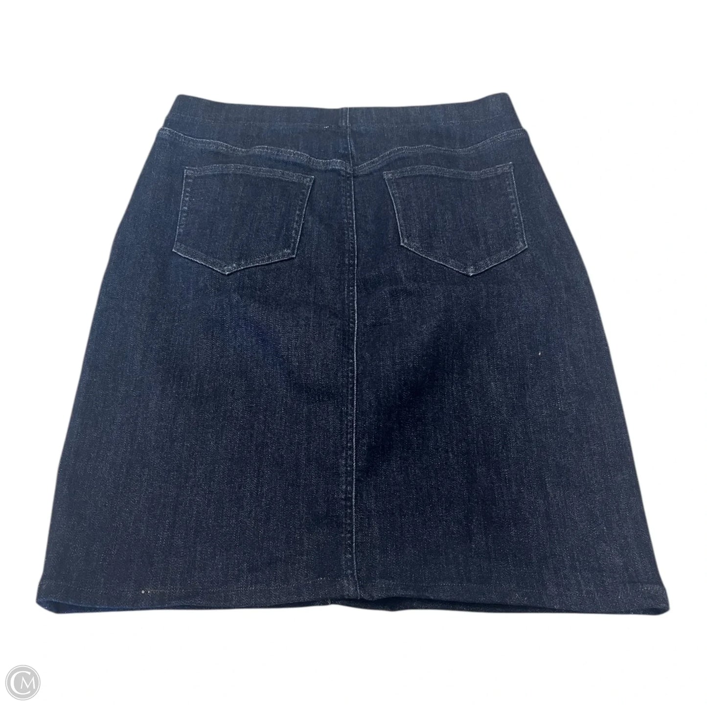 Skirt Midi By Lands End In Blue Denim, Size: 8