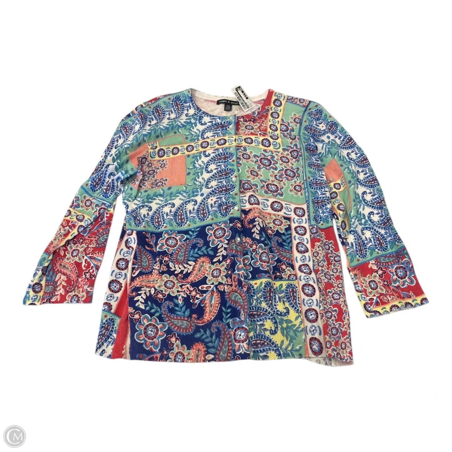 Cardigan By Cable And Gauge In Multi-colored, Size: L