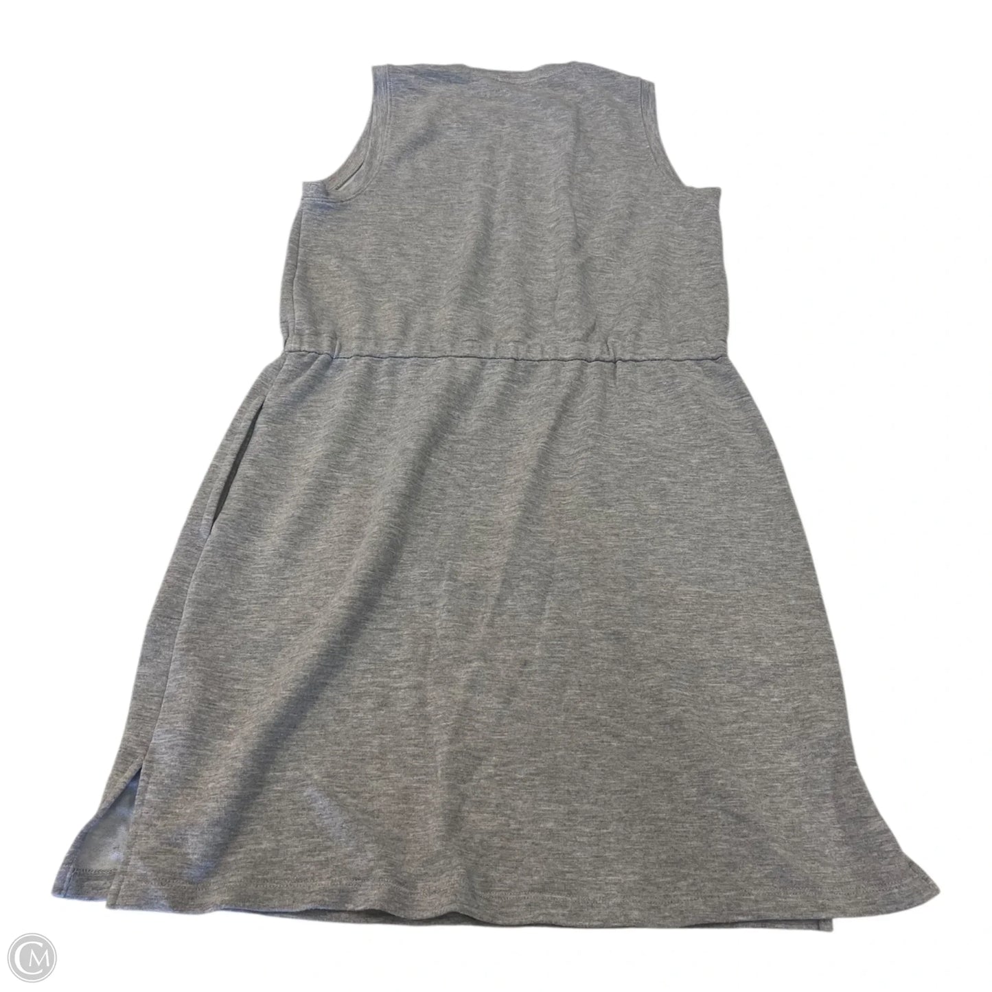 Dress Casual Midi By Calvin Klein In Grey, Size: S