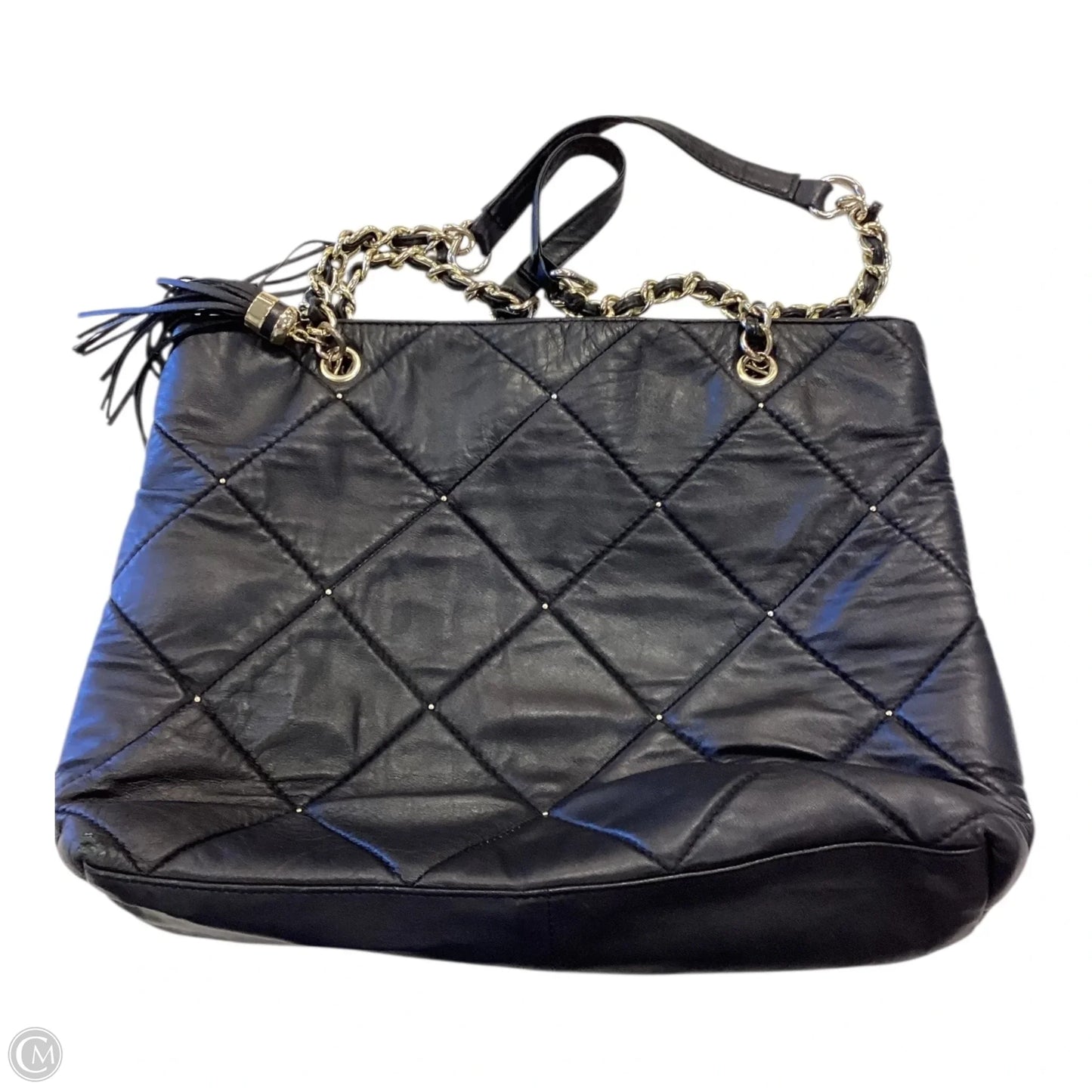 Handbag Leather By Paradox, Size: Large