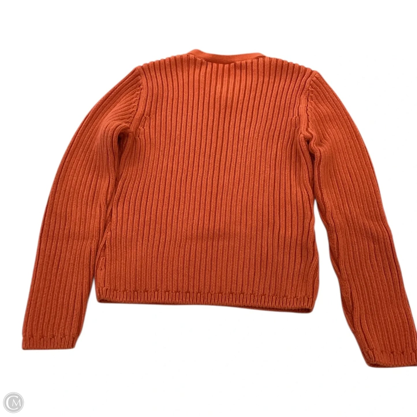 Sweater By Cherokee In Orange, Size: M