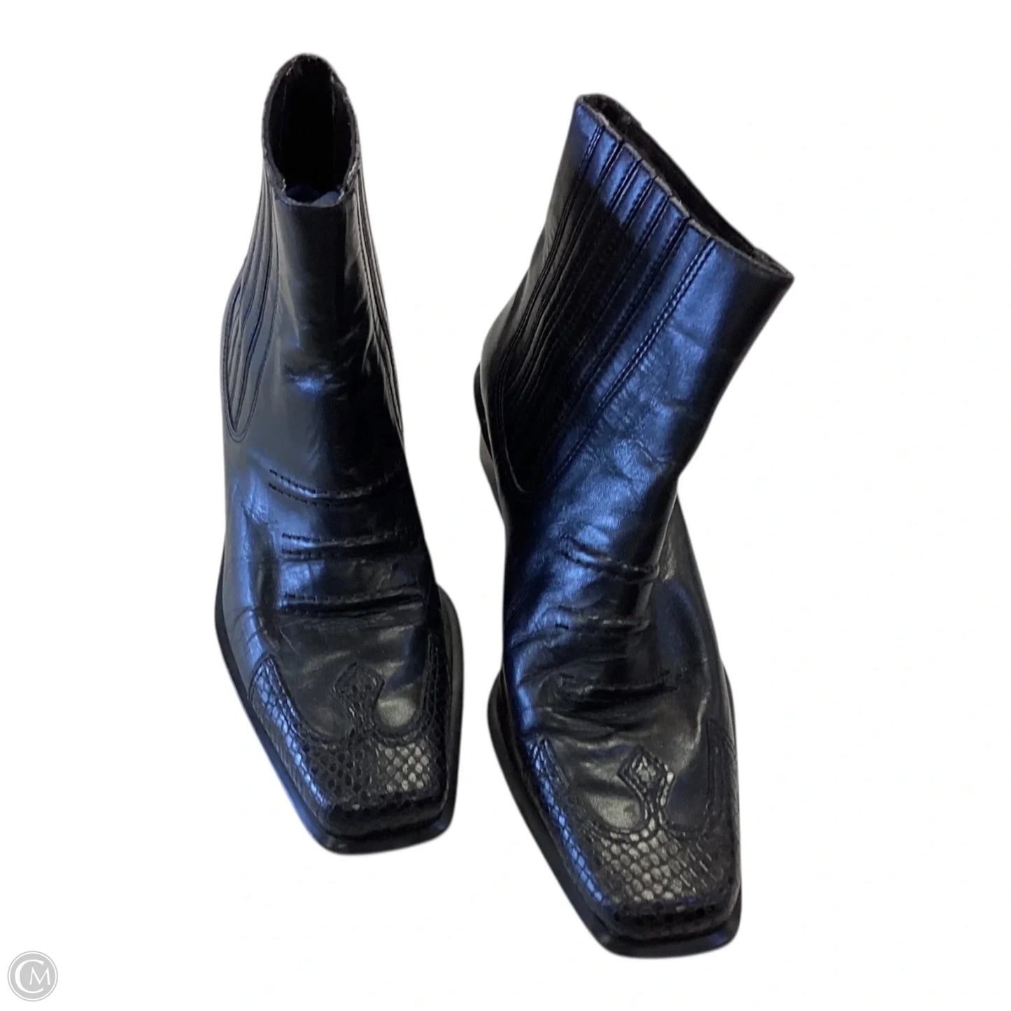 Boots Leather By Harley Davidson In Black, Size: 8