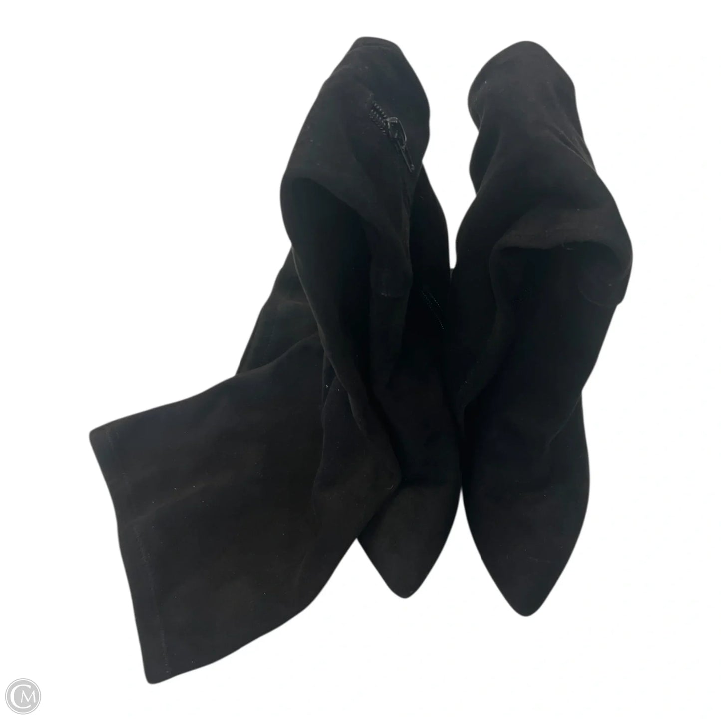 Boots Knee Heels By Call It Spring In Black, Size: 6