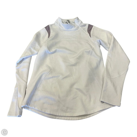 Sweatshirt Collar By Clothes Mentor In White, Size: M