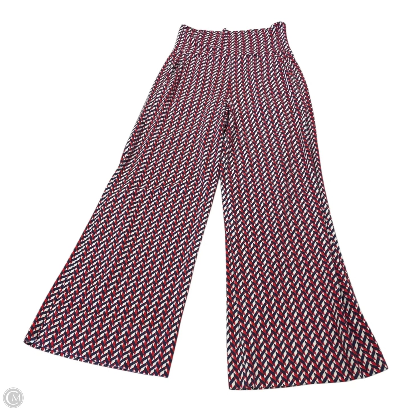 Capris By Cabi In Blue & Red, Size: Xxs