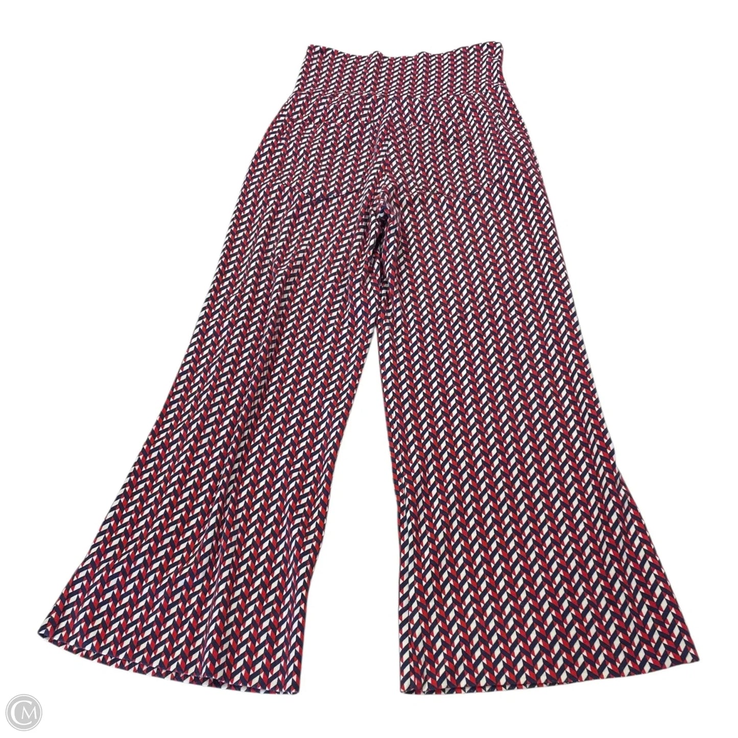 Capris By Cabi In Blue & Red, Size: Xxs
