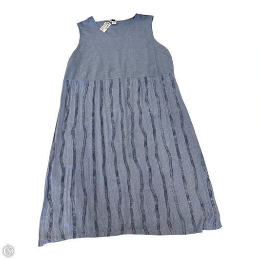 Dress Casual Midi By Clothes Mentor In Blue, Size: 3x