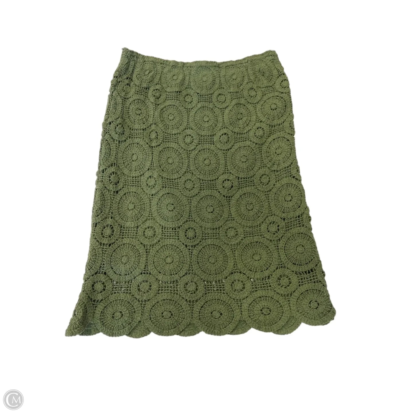 Skirt Midi By Clothes Mentor In Green, Size: 10