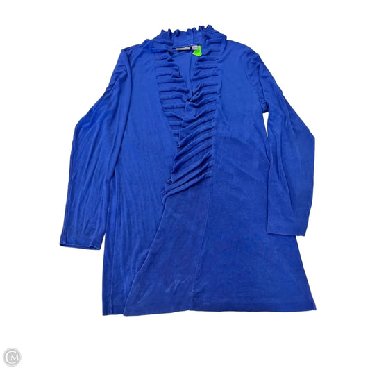 Cardigan By Chicos In Blue, Size: L