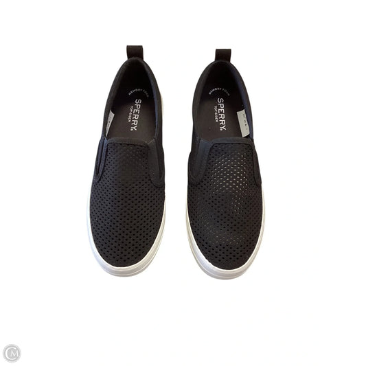 Shoes Sneakers By Sperry In Black, Size: 6