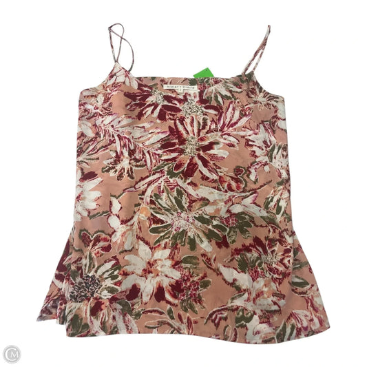Top Sleeveless By Violet And Claire In Pink & White, Size: S