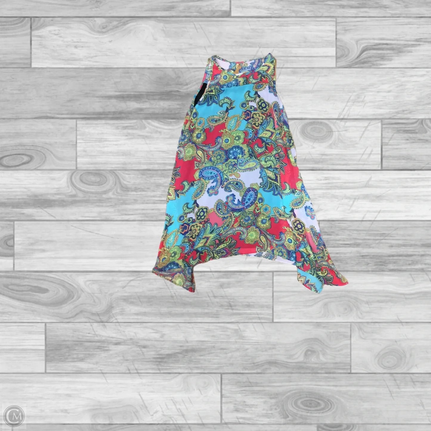 Dress Casual Short By Signature By Robbie Bee In Paisley Print, Size: Sp