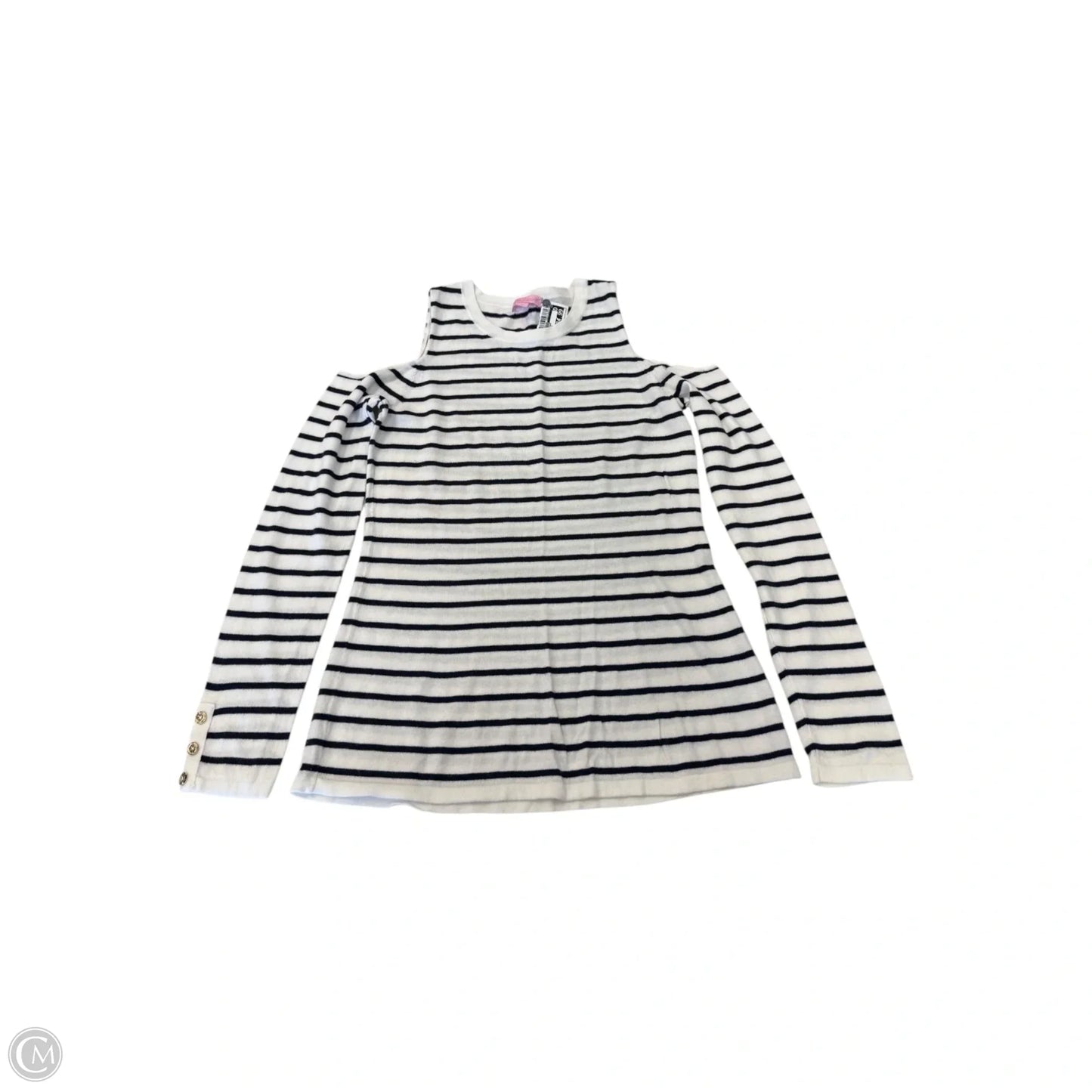 Top Long Sleeve Designer By Lilly Pulitzer In Striped Pattern, Size: M