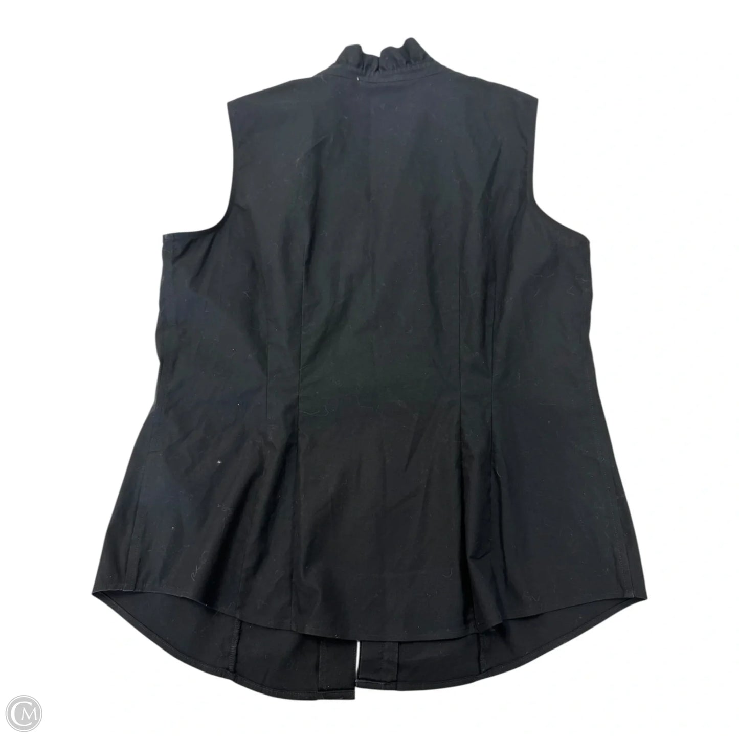 Top Sleeveless By Brooks Brothers In Black, Size: 12