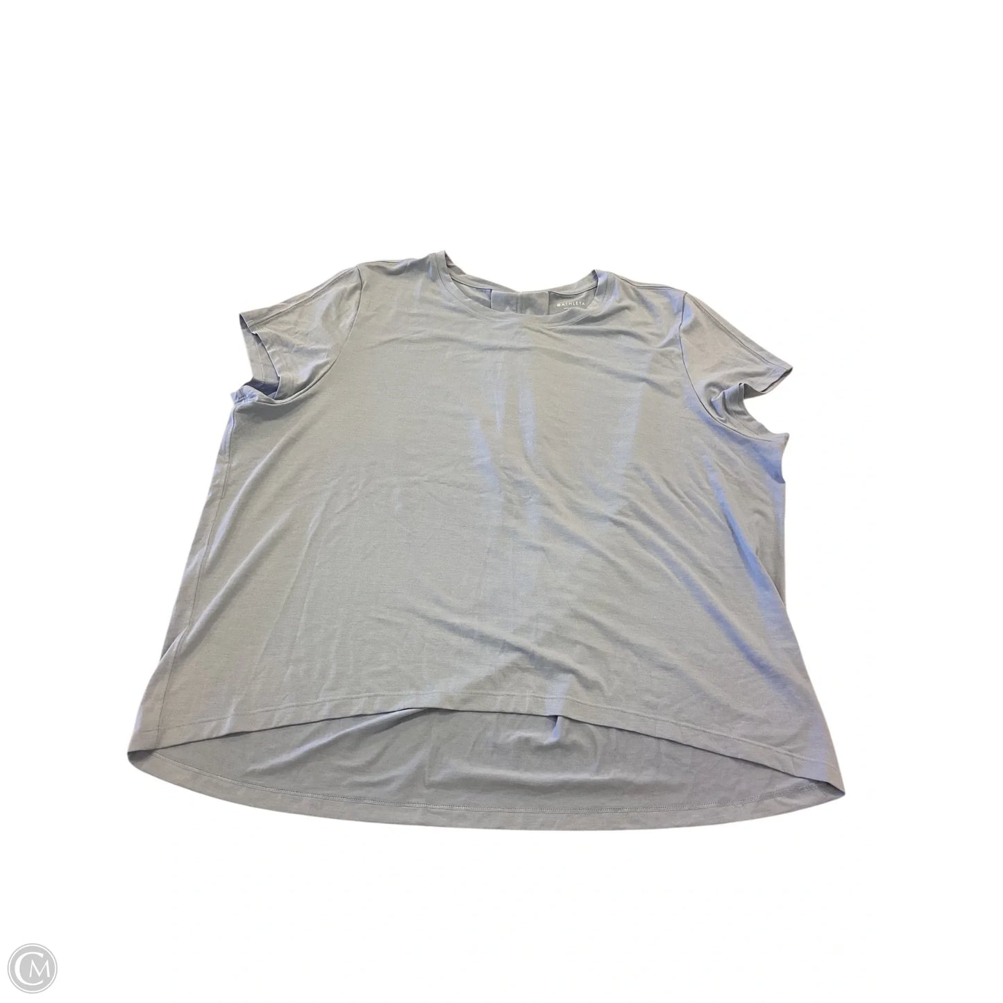 Top Short Sleeve Basic By Athleta In Blue, Size: L