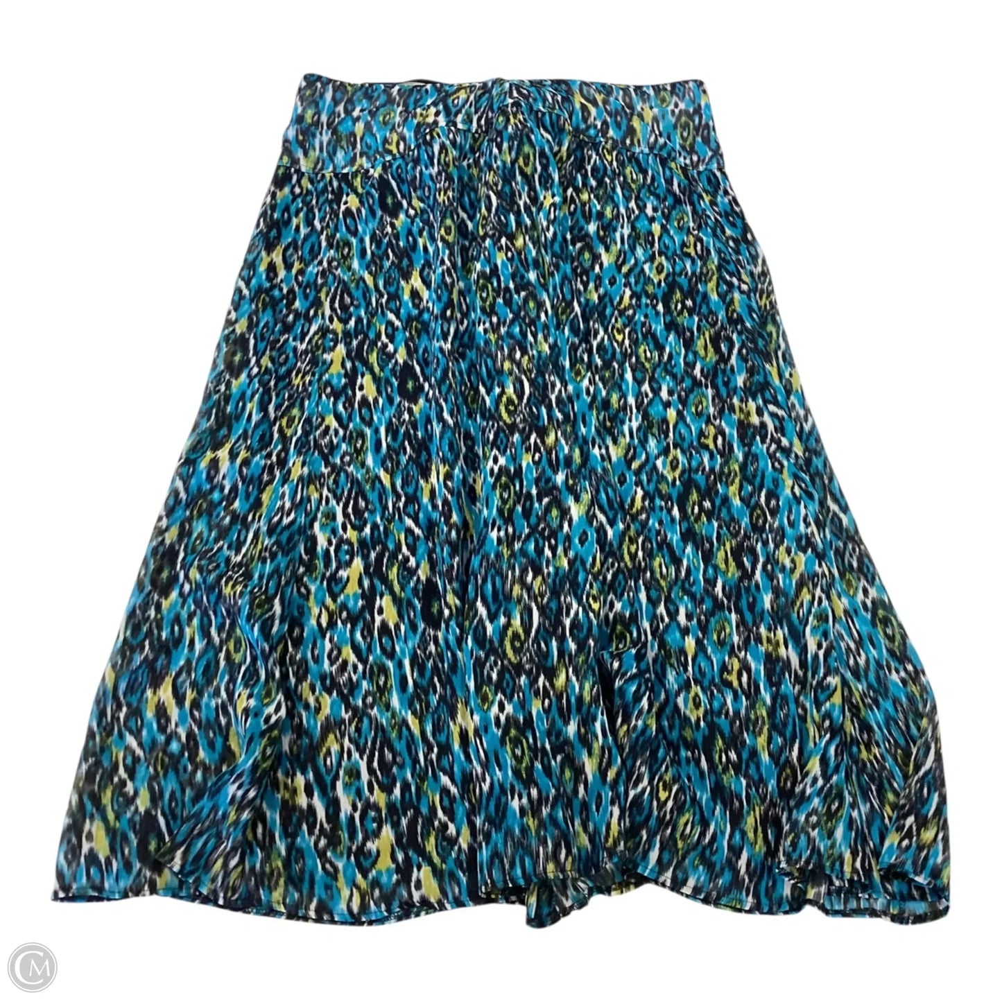 Skirt Maxi By Jones Wear In Blue & Green, Size: 12
