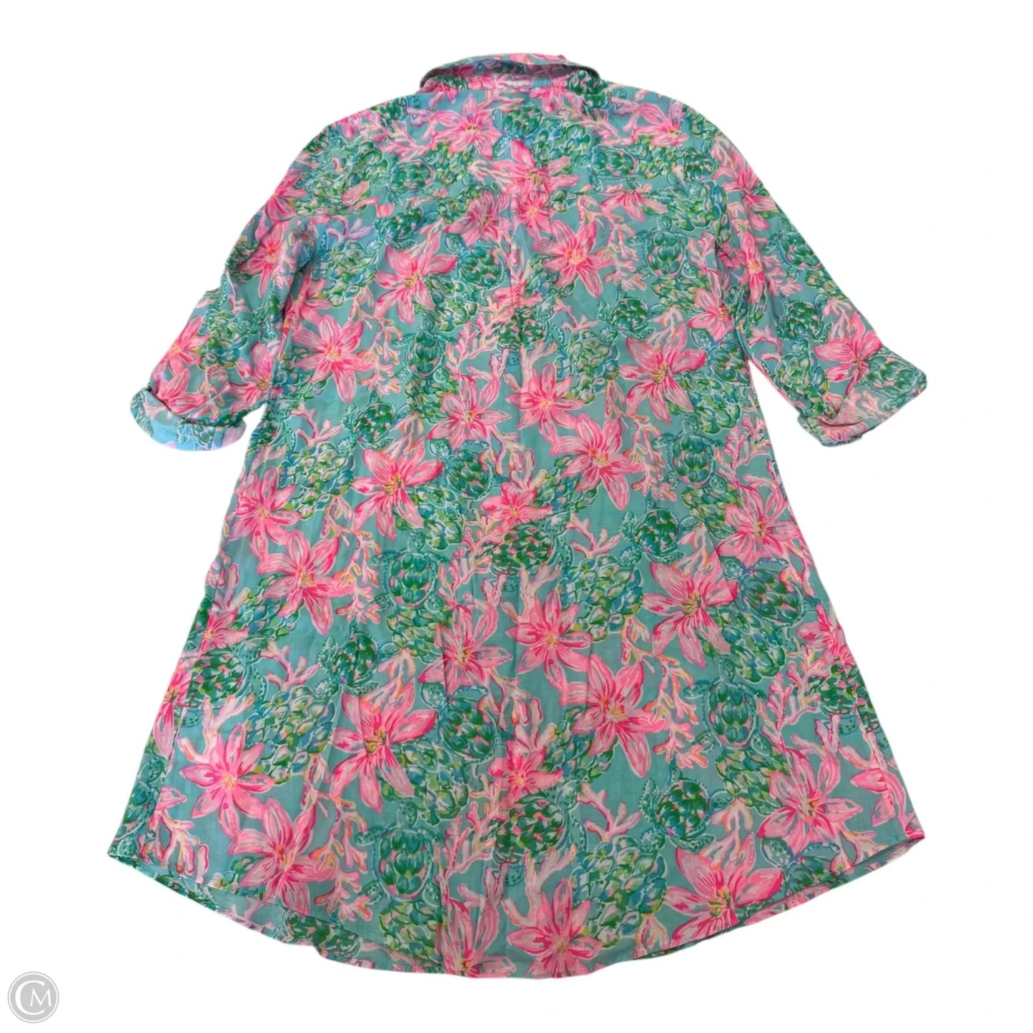 Swimwear Cover-up Designer By Lilly Pulitzer In Floral Print, Size: Xxs