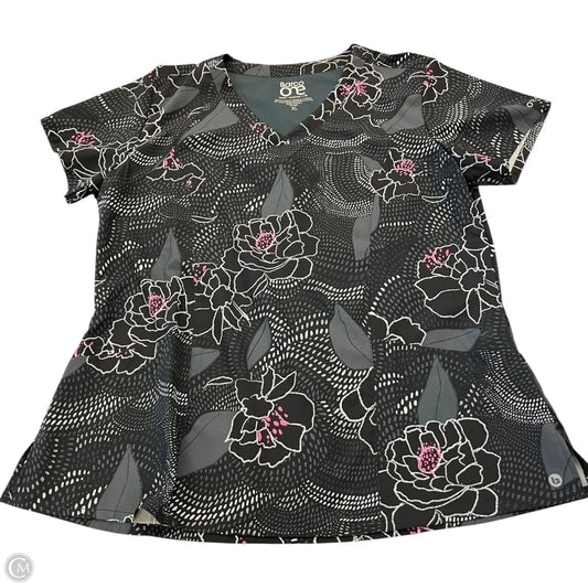 Top Short Sleeve By Clothes Mentor In Floral Print, Size: Xl