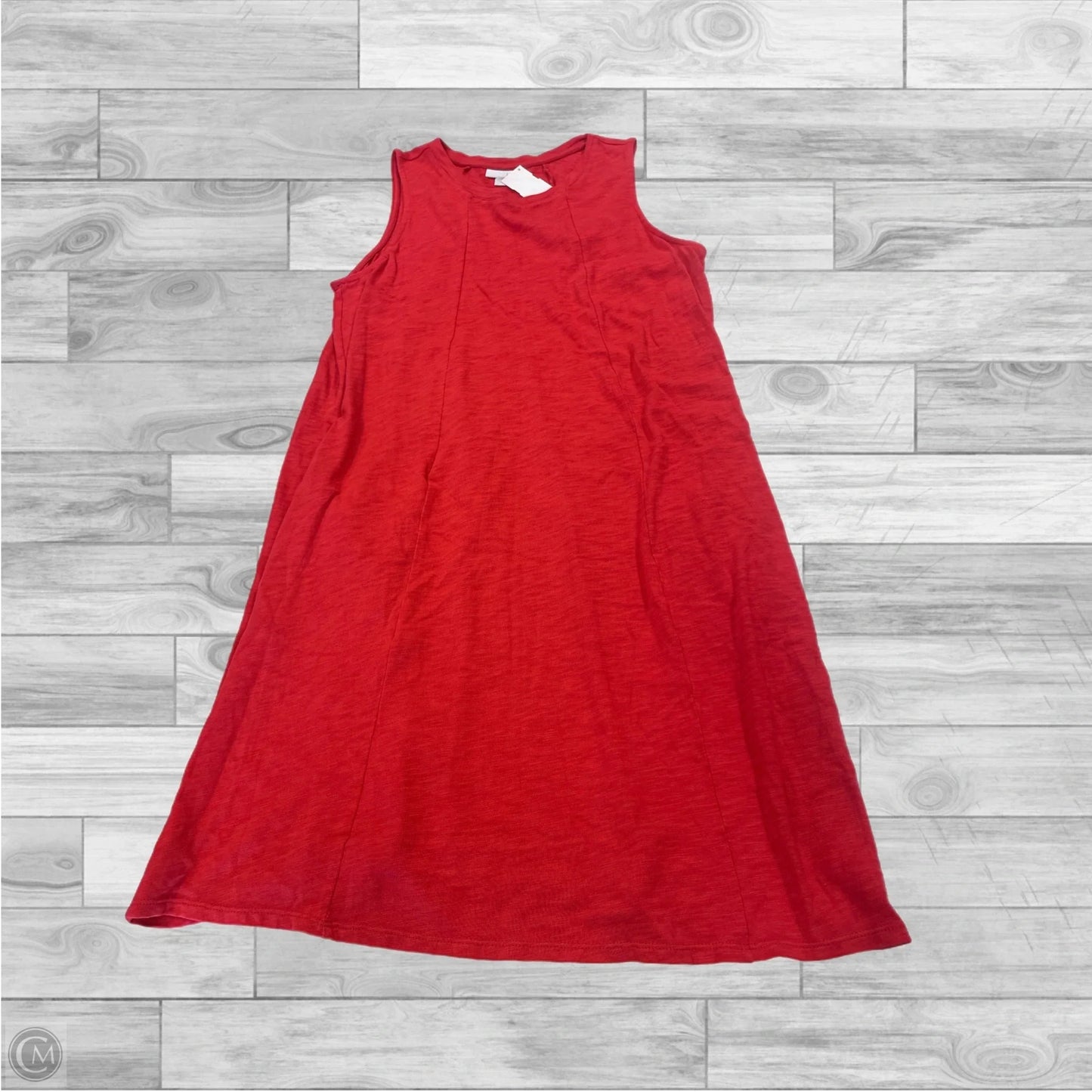 Dress Casual Midi By J. Jill In Red, Size: M