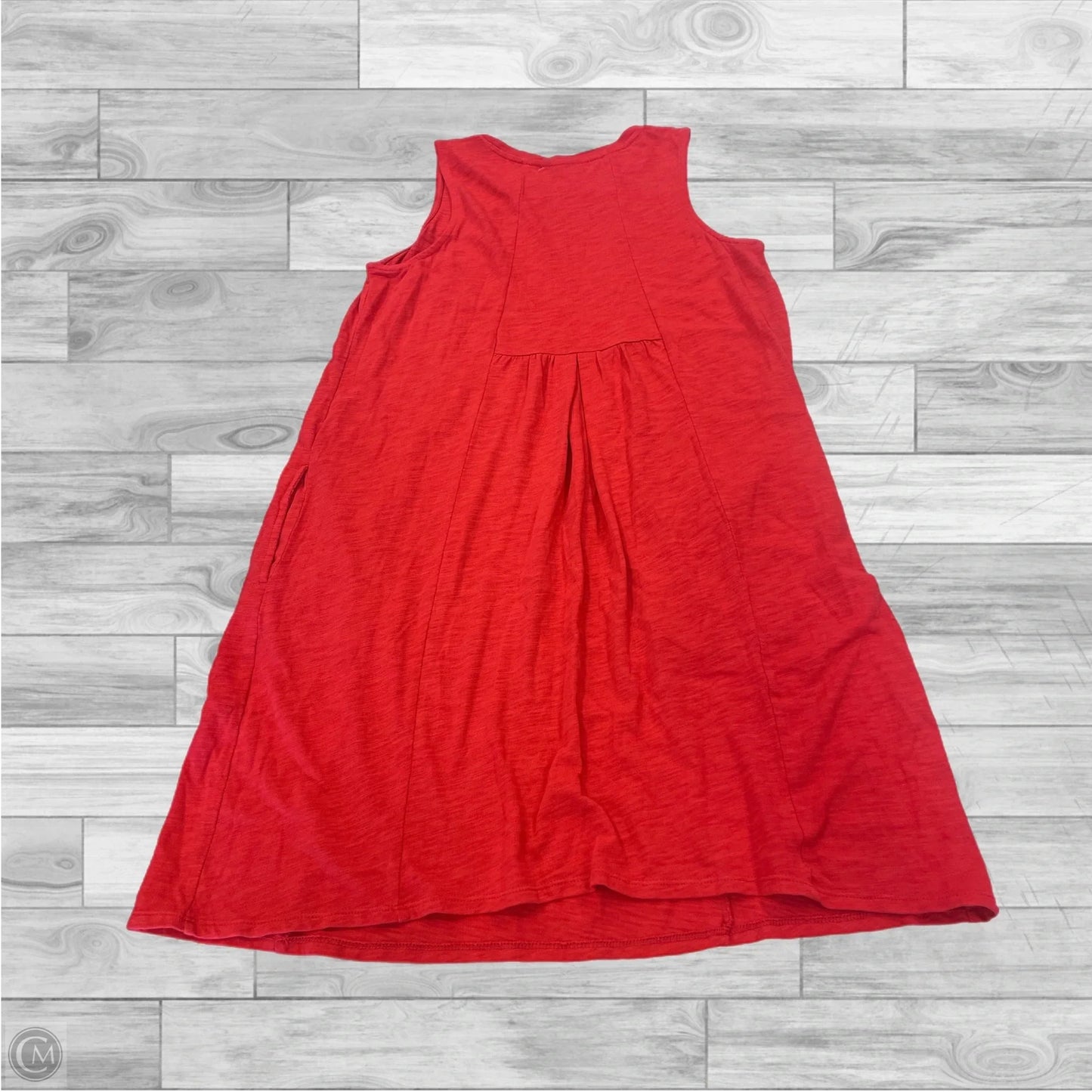 Dress Casual Midi By J. Jill In Red, Size: M