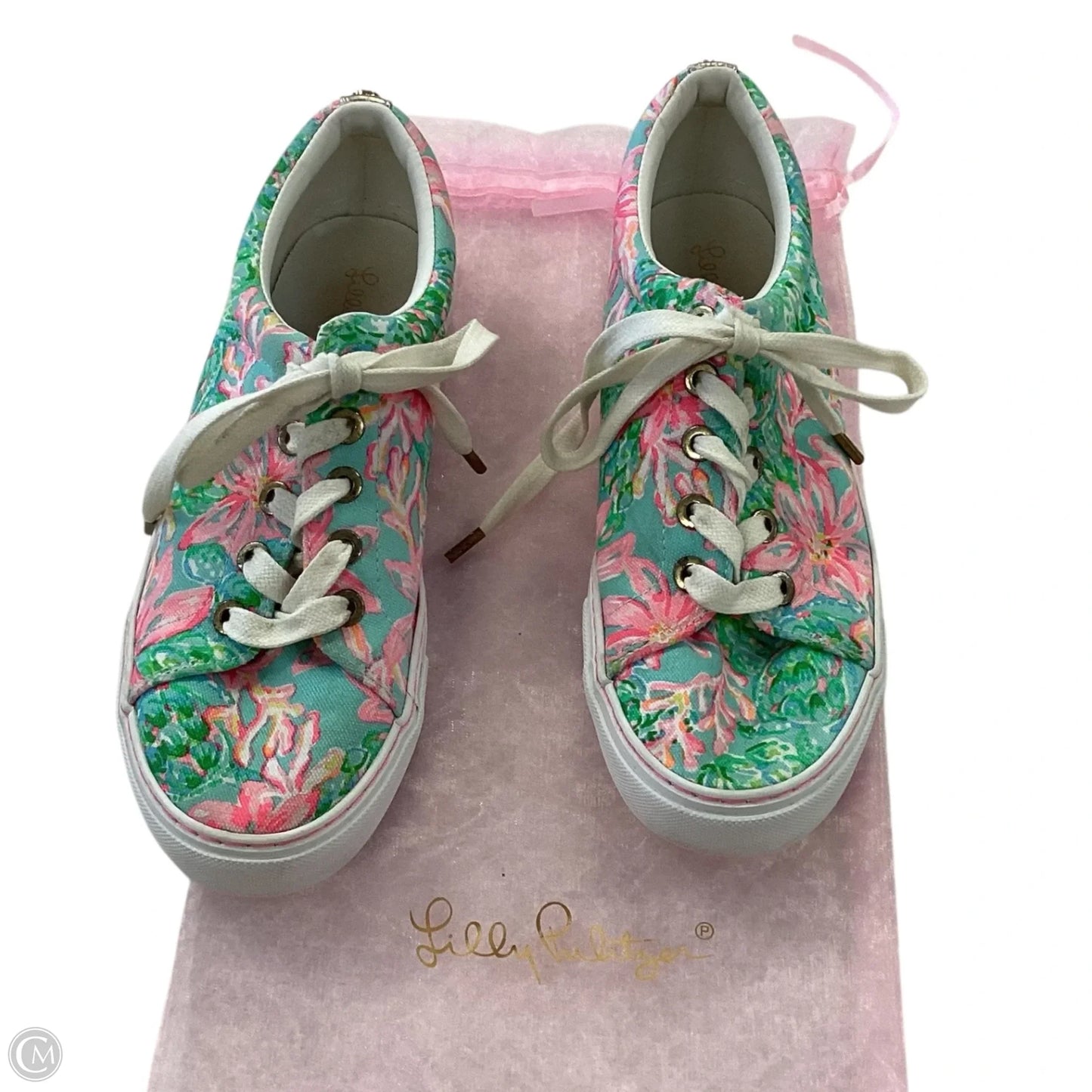 Shoes Designer By Lilly Pulitzer In Floral Print, Size: 8