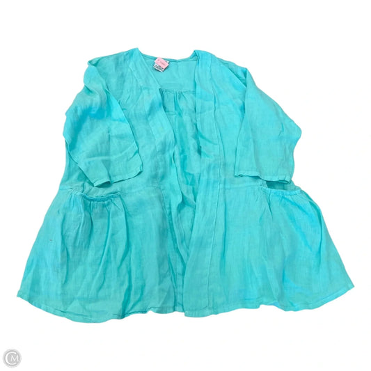 Top 3/4 Sleeve By Clothes Mentor In Teal, Size: L