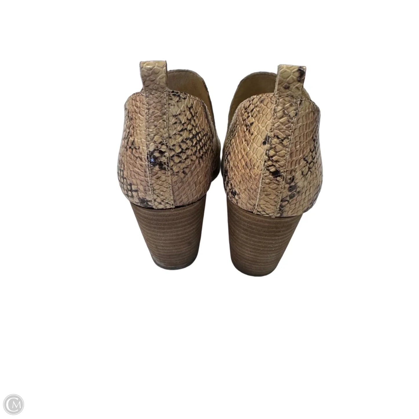 Shoes Heels Block By Lucky Brand In Snakeskin Print, Size: 9