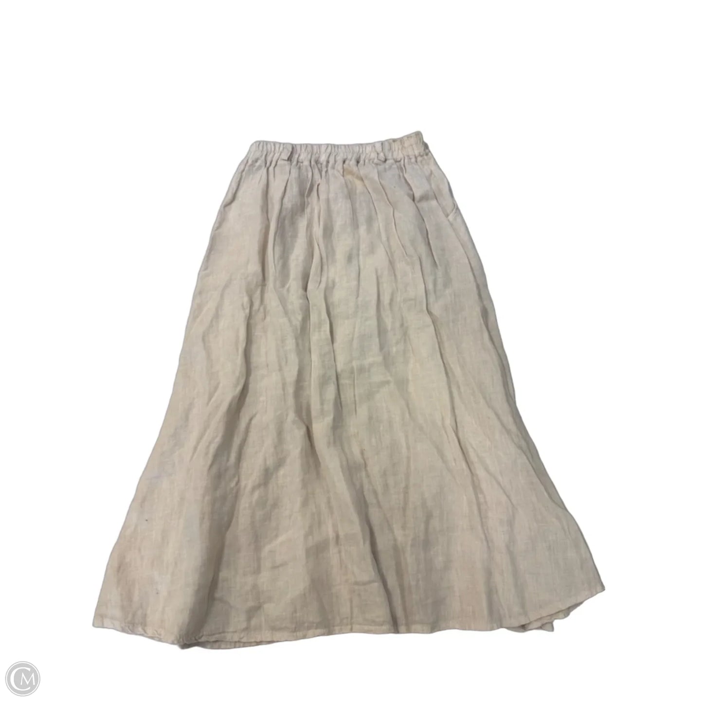 Skirt Maxi By Clothes Mentor In Beige, Size: Osfm