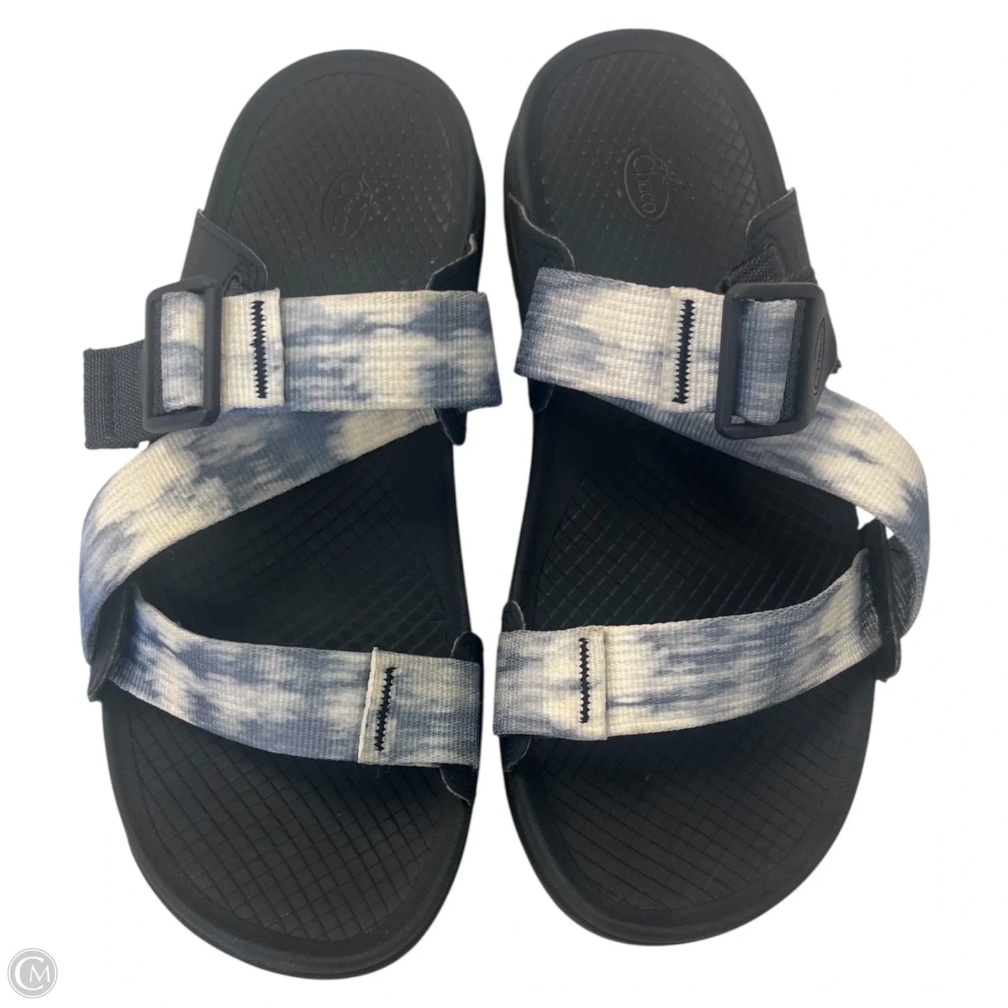 Sandals Flats By Chacos In Blue & White, Size: 7