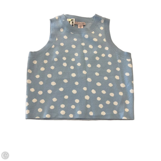 Top Sleeveless By Sincerely Jules In Polkadot Pattern, Size: M
