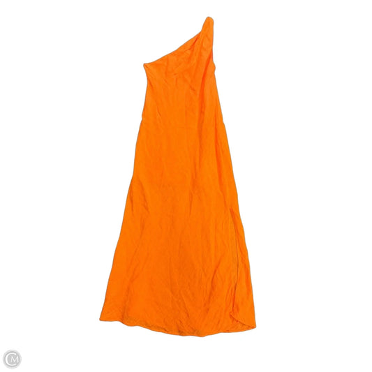 Dress Casual Maxi By Massimo Dutti In Orange, Size: M