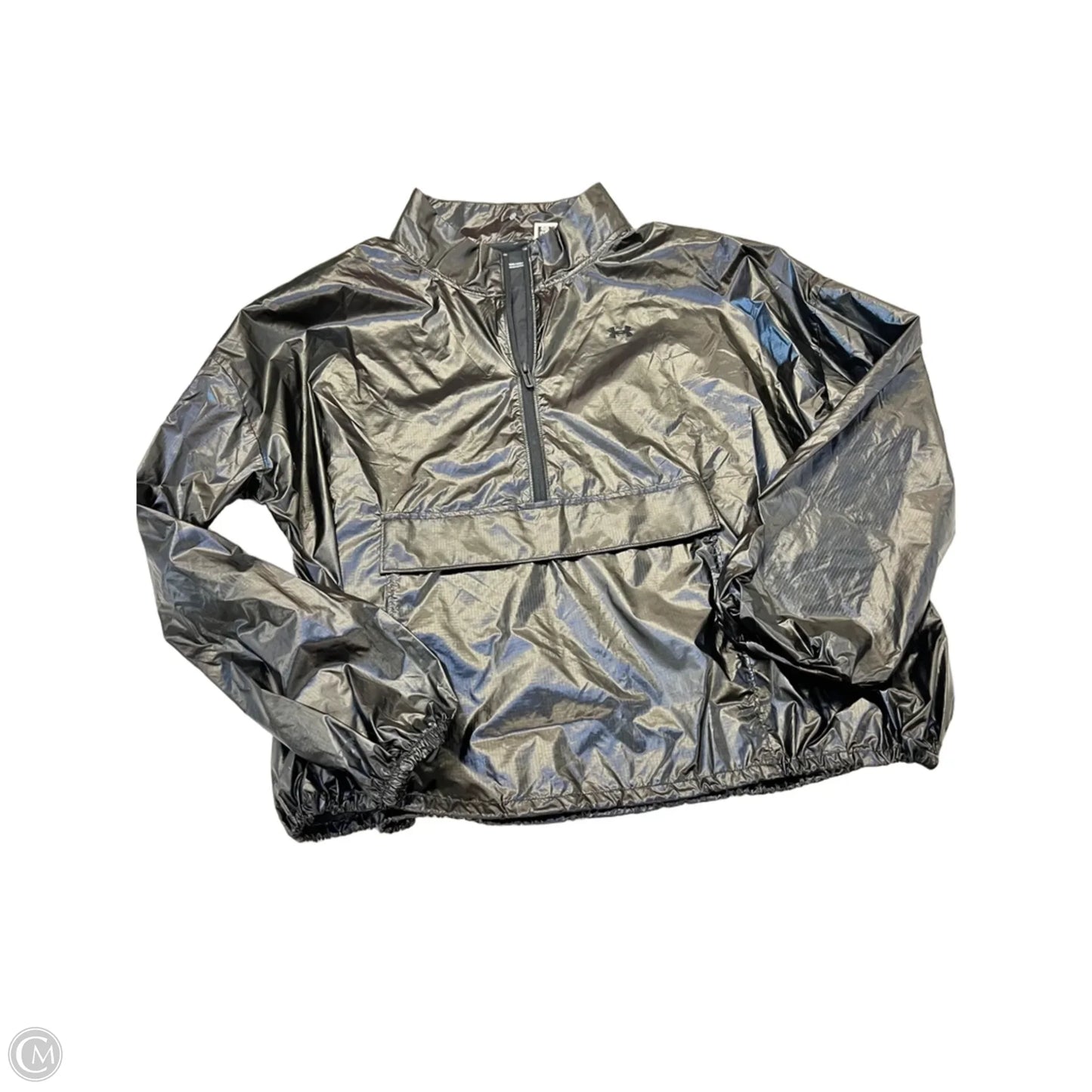 Jacket Windbreaker By Under Armour In Black, Size: L