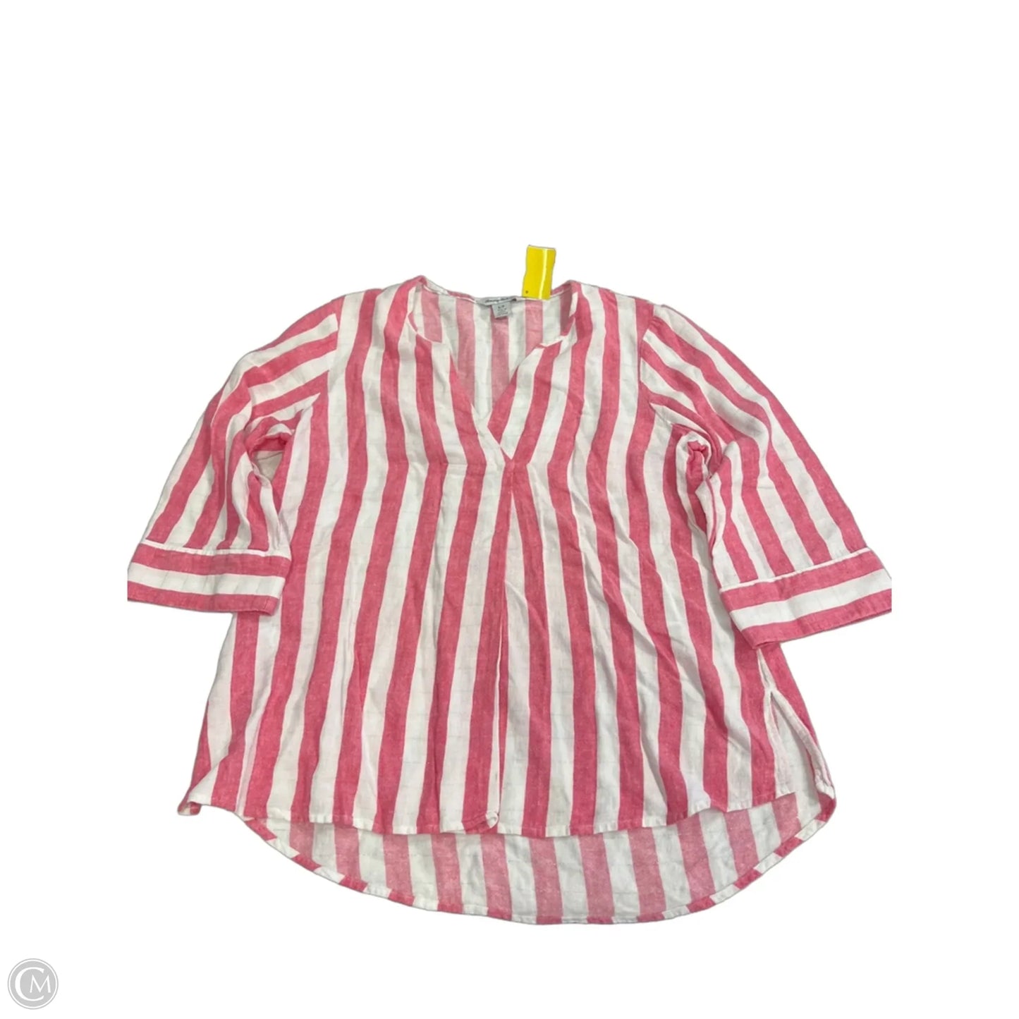 Top 3/4 Sleeve By Tommy Bahama In Red & White, Size: S