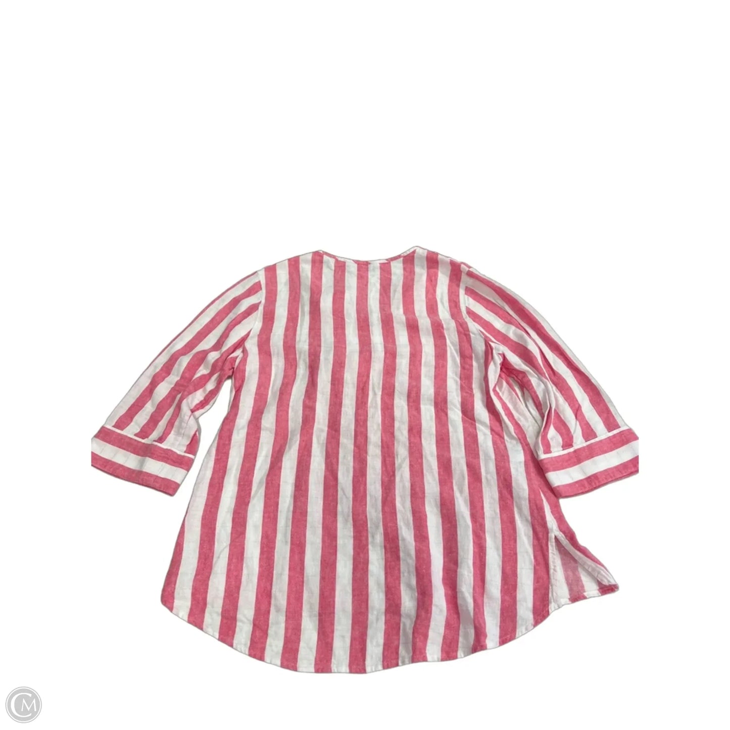 Top 3/4 Sleeve By Tommy Bahama In Red & White, Size: S