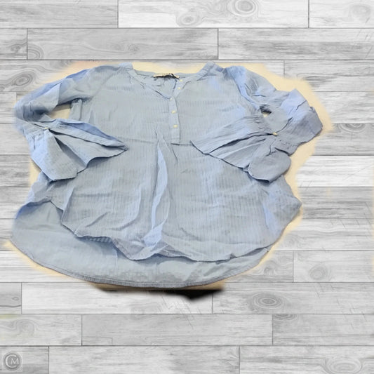 Top Long Sleeve By Loft In Blue, Size: Xs